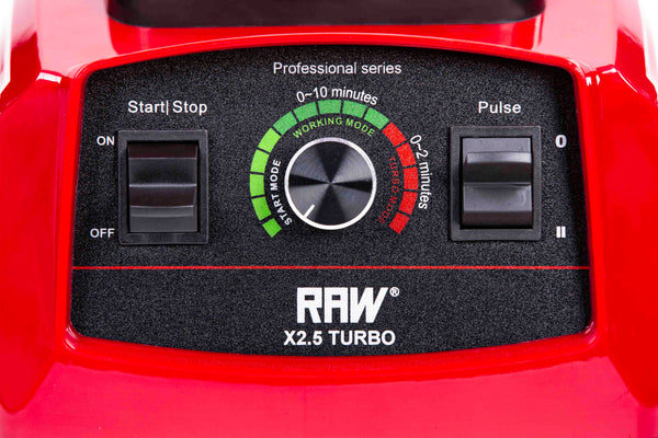 RAW Mixer X2.5TURBO.R Red 2.5HP 2.2L 1800W